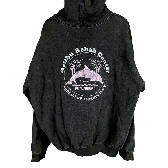Men's Local Authority LA Malibu Rehab Center Dolphin Hoodie - XXL - $350 Retail - Picture 1 of 8